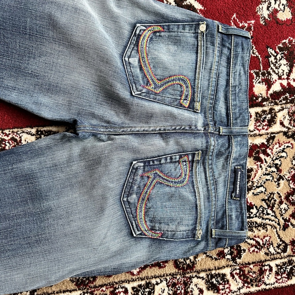 Women's Rock & Republic Bootcut Blue Jeans